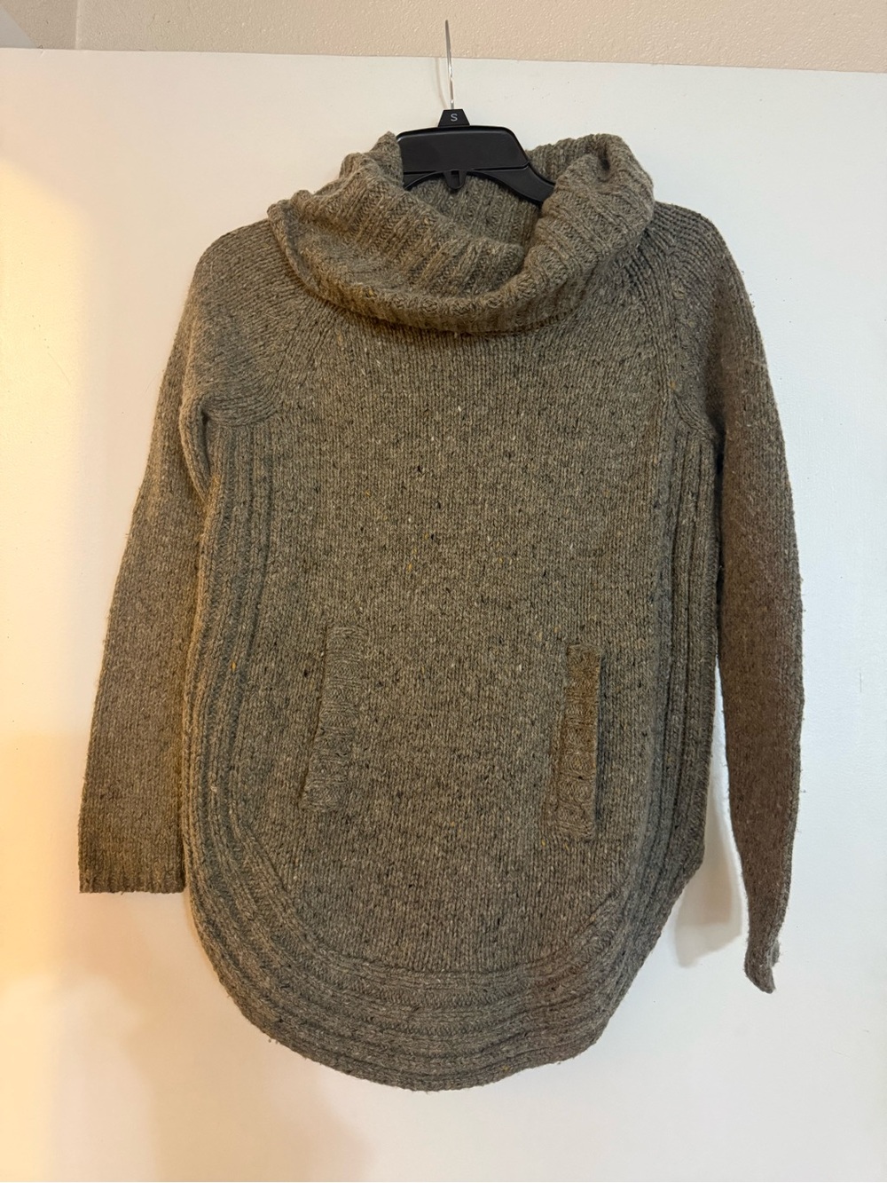 Cynthia Rowley Wool Blend Cowl Neck Tunic Sweater – Size Small